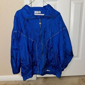 Blue Vintage Windbreaker